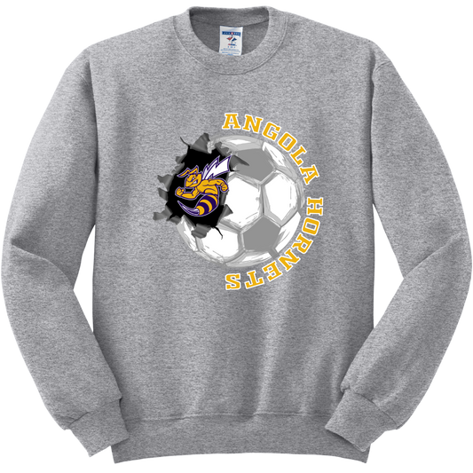 Angola Hornets Soccer Crewneck Sweatshirt 562M14