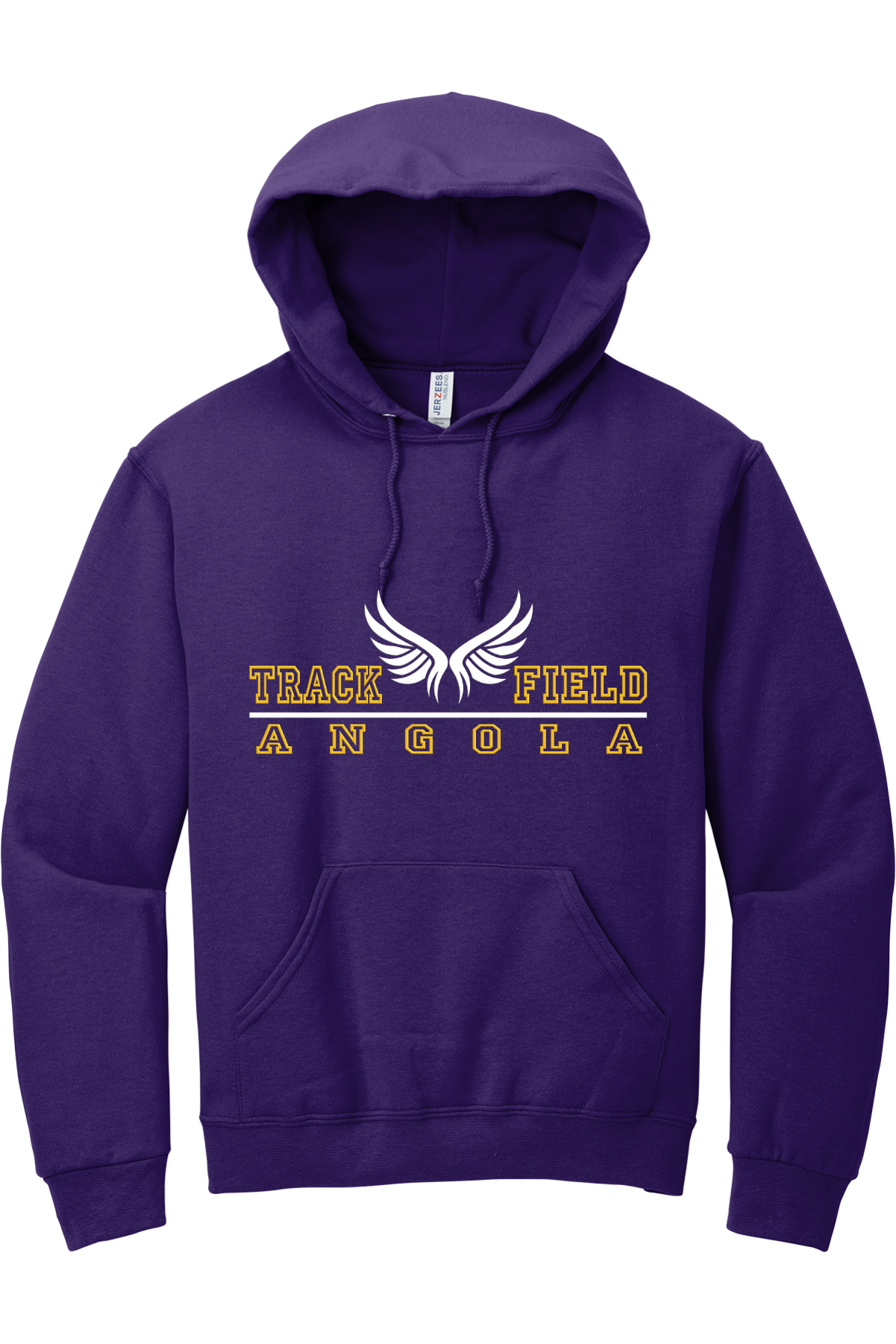 Angola Hornets Track and Field Hooded Sweatshirt 996M11