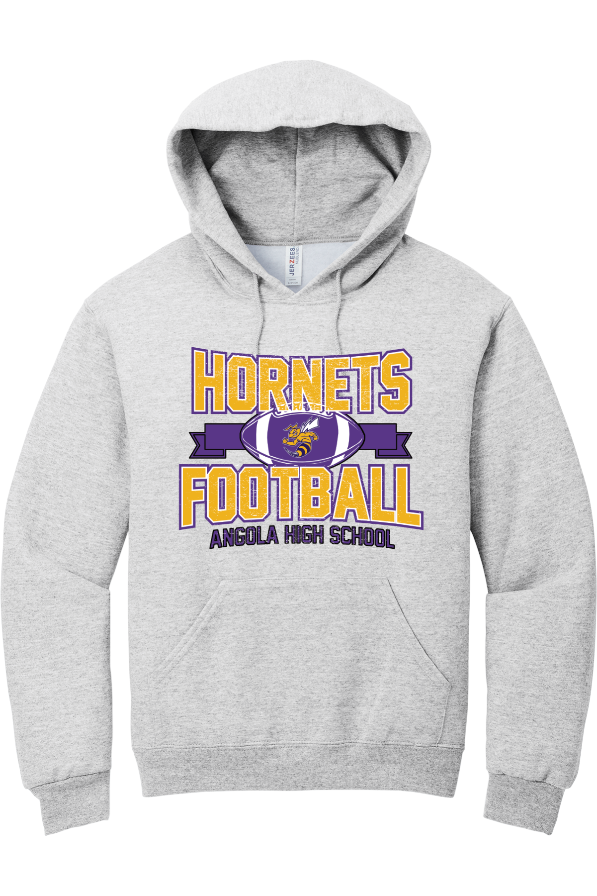 Angola Hornets Football Hooded Sweatshirt 996M5