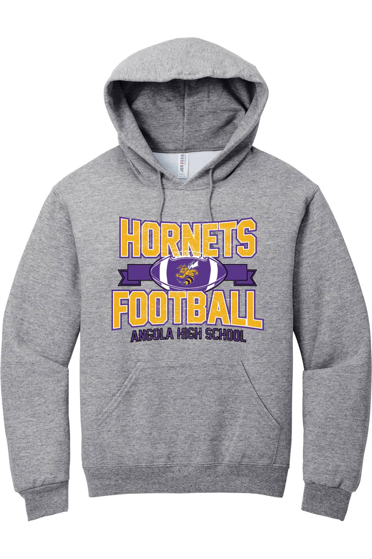 Angola Hornets Football Hooded Sweatshirt 996M5