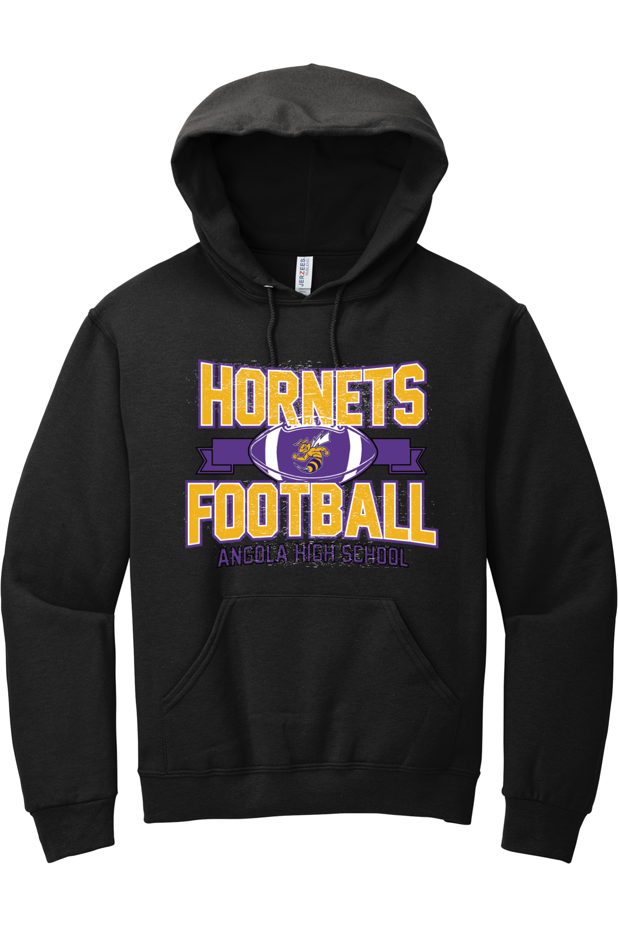 Angola Hornets Football Hooded Sweatshirt 996M5