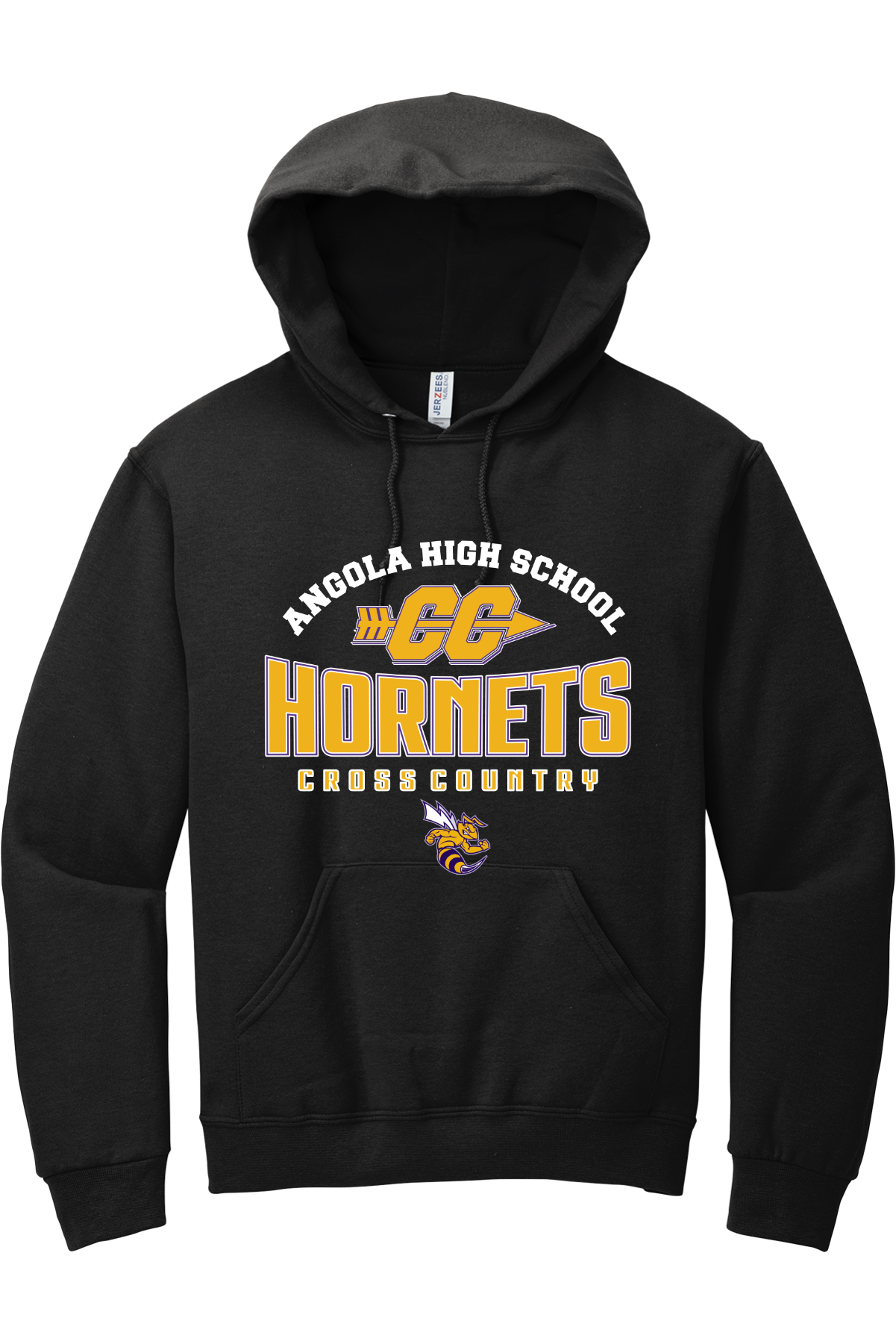 Angola Hornets Cross Country Hooded Sweatshirt 996M7