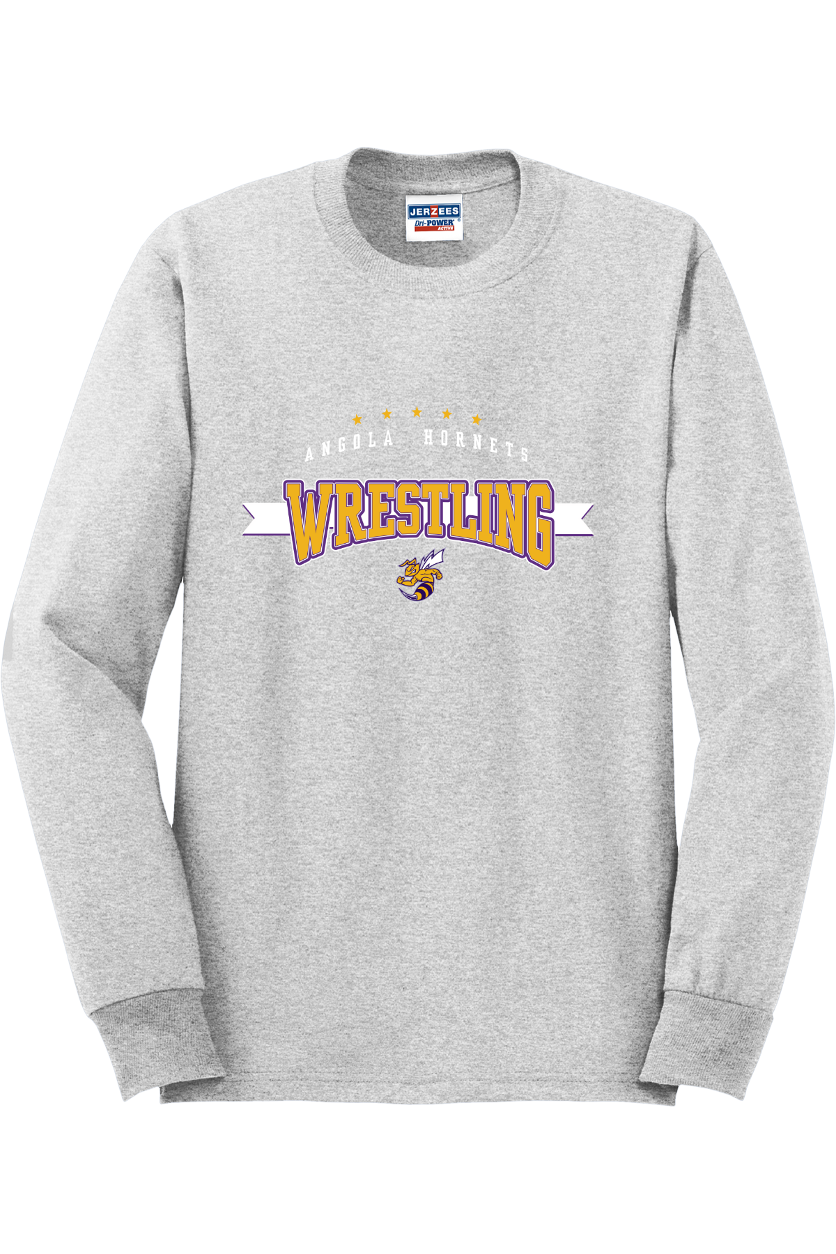 Angola Hornets Wrestling Long Sleeve T-Shirt 29LS10