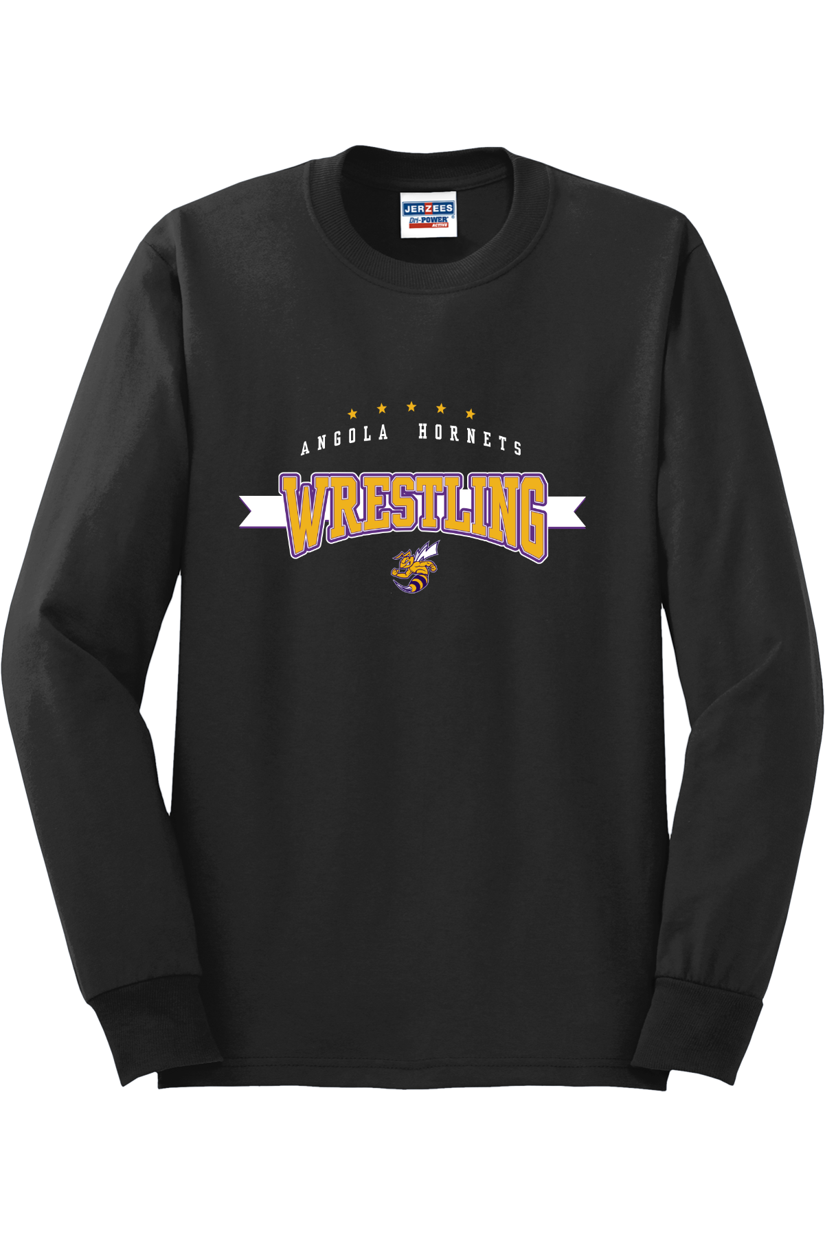 Angola Hornets Wrestling Long Sleeve T-Shirt 29LS10
