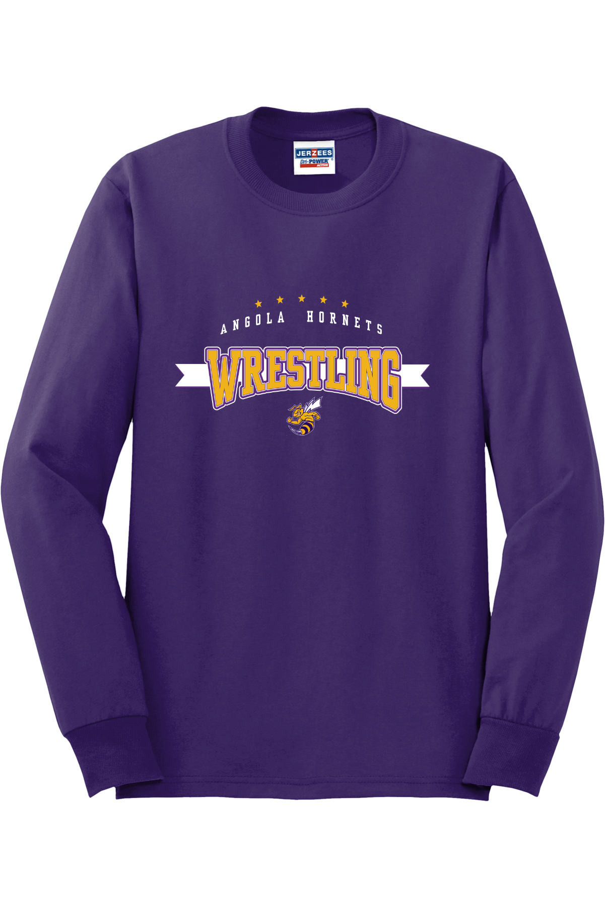 Angola Hornets Wrestling Long Sleeve T-Shirt 29LS10