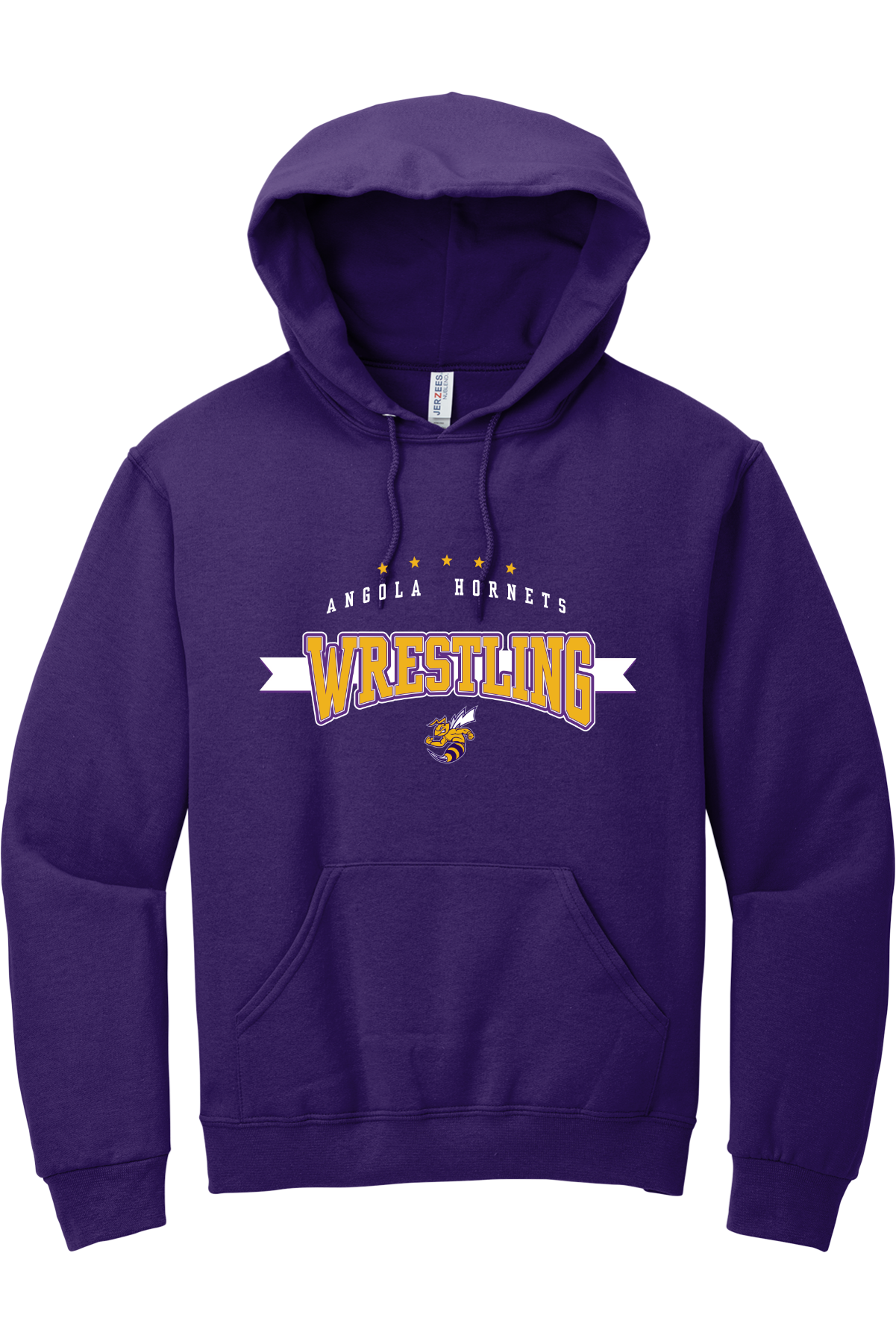 Angola Hornets Wrestling Hooded Sweatshirt 996M10