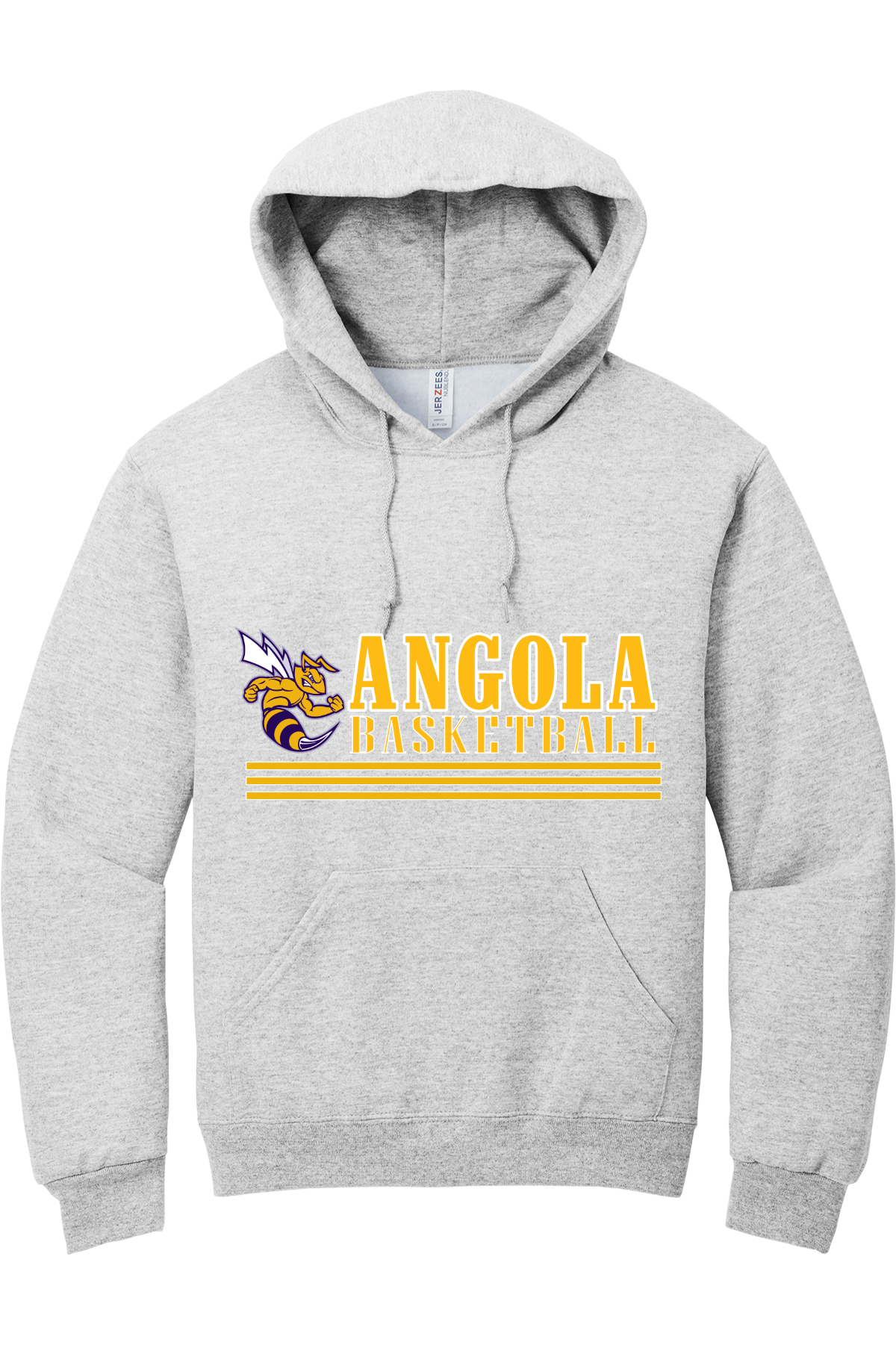 Angola Hornets Basketball Hooded Sweatshirt 996M9
