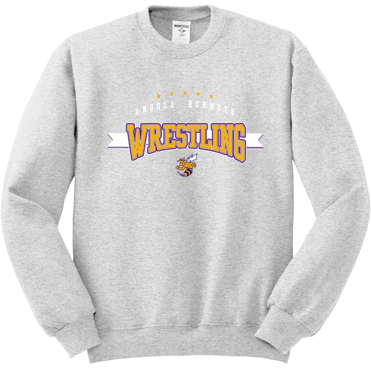 Angola Hornets Wrestling Crewneck Sweatshirt 562M10