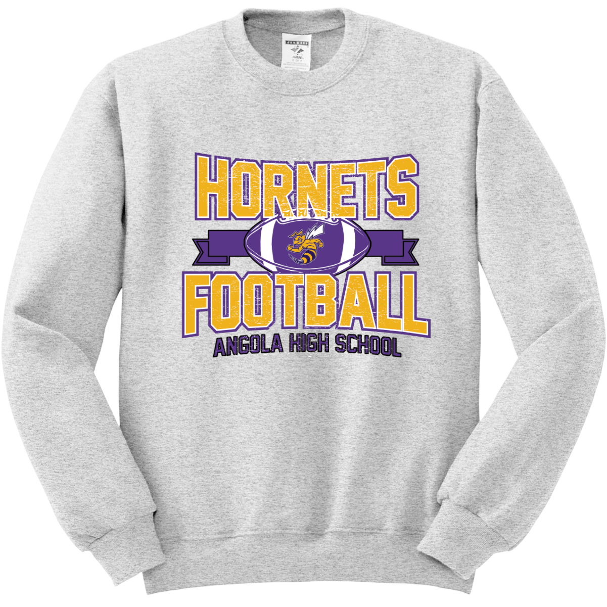 Angola Hornets Football Crewneck Sweatshirt 562M5