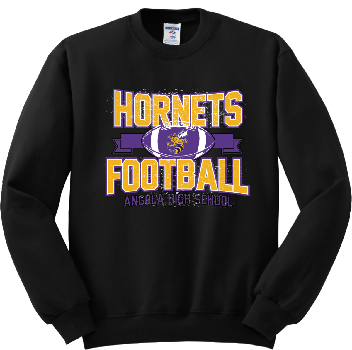 Angola Hornets Football Crewneck Sweatshirt 562M5