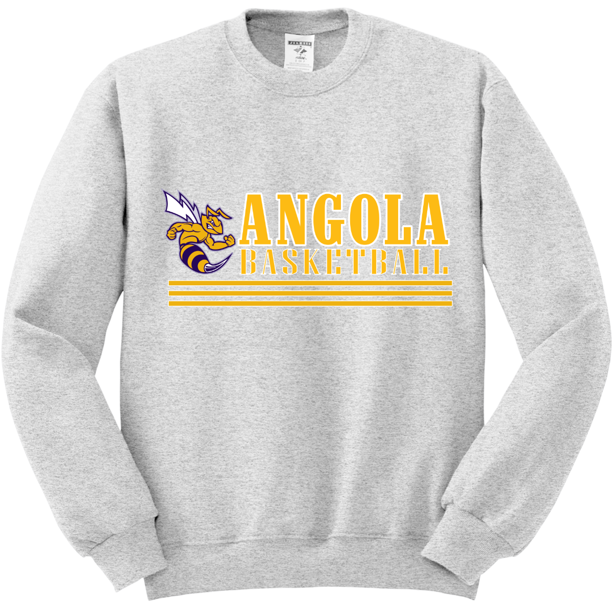 Angola Hornets Basketball Crewneck Sweatshirt 562M9