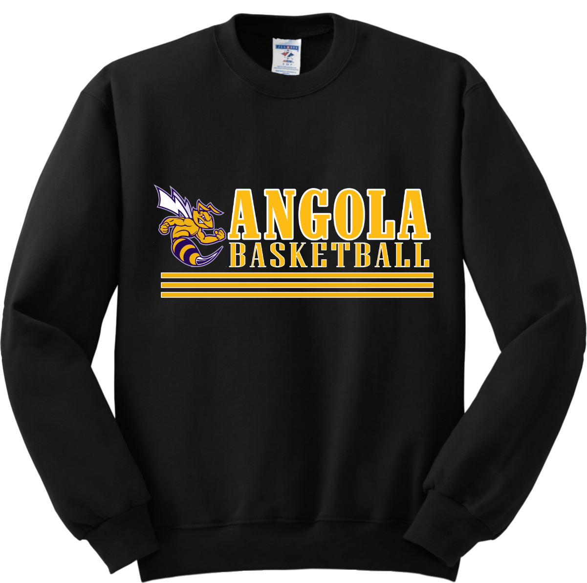 Angola Hornets Basketball Crewneck Sweatshirt 562M9