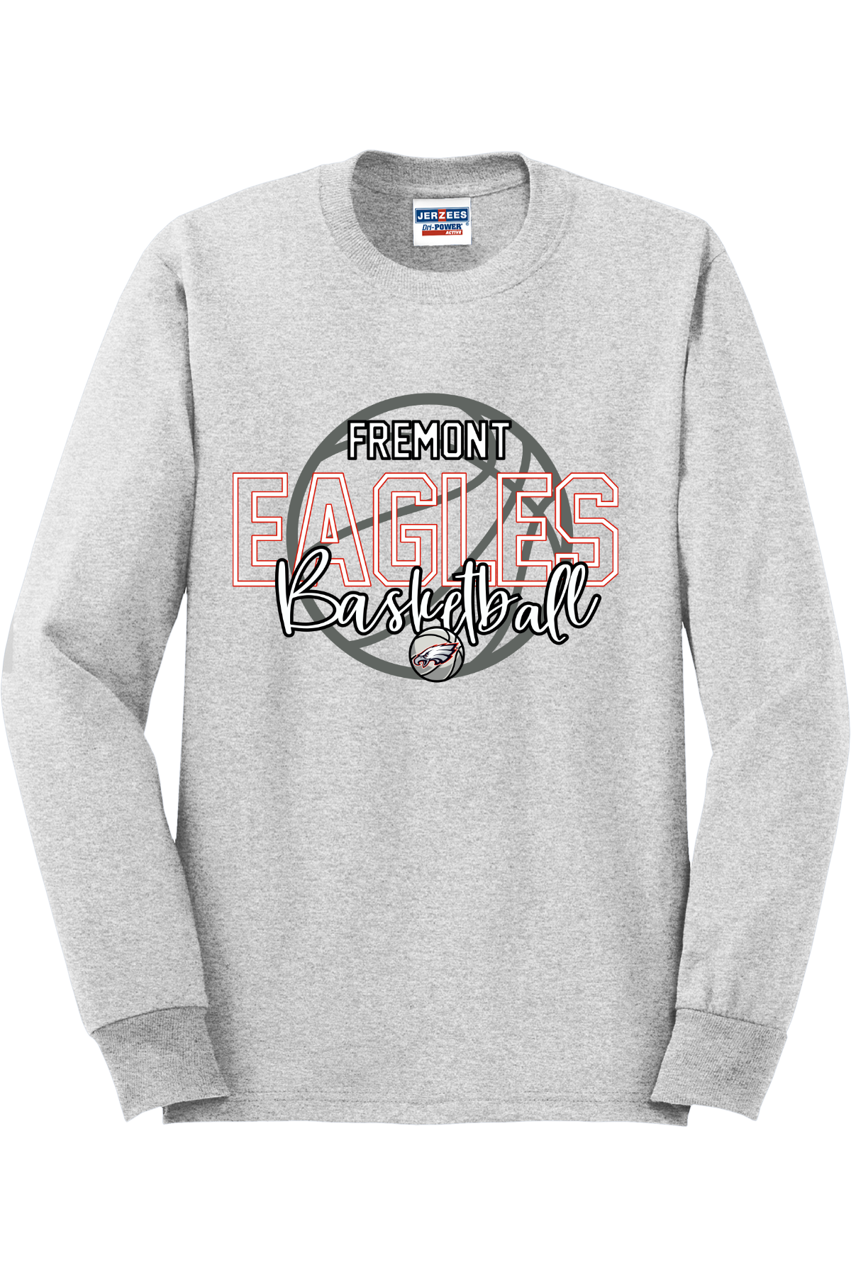 Fremont Eagles Basketball Long Sleeve T-Shirt 29LS27