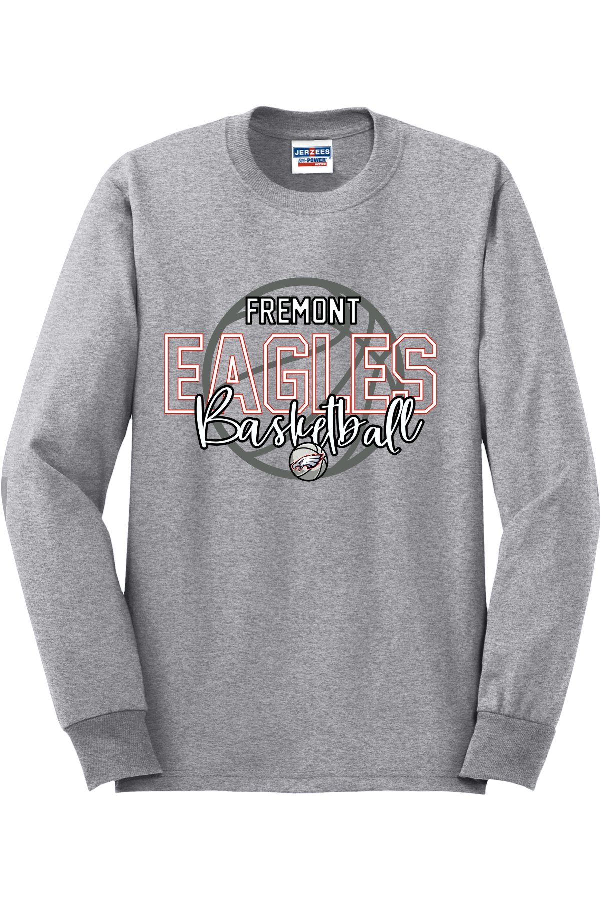 Fremont Eagles Basketball Long Sleeve T-Shirt 29LS27