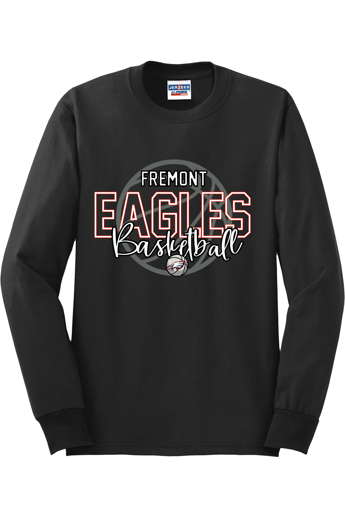Fremont Eagles Basketball Long Sleeve T-Shirt 29LS27