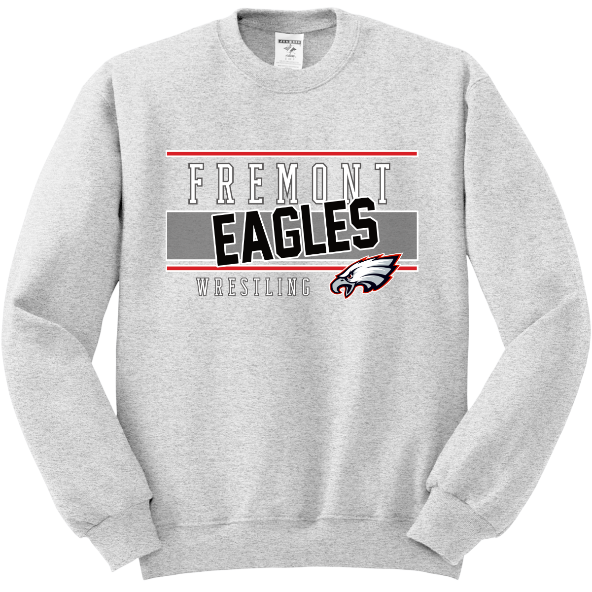 Fremont Eagles Wrestling Crewneck Sweatshirt 562M26
