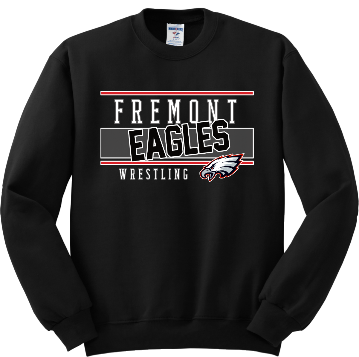Fremont Eagles Wrestling Crewneck Sweatshirt 562M26