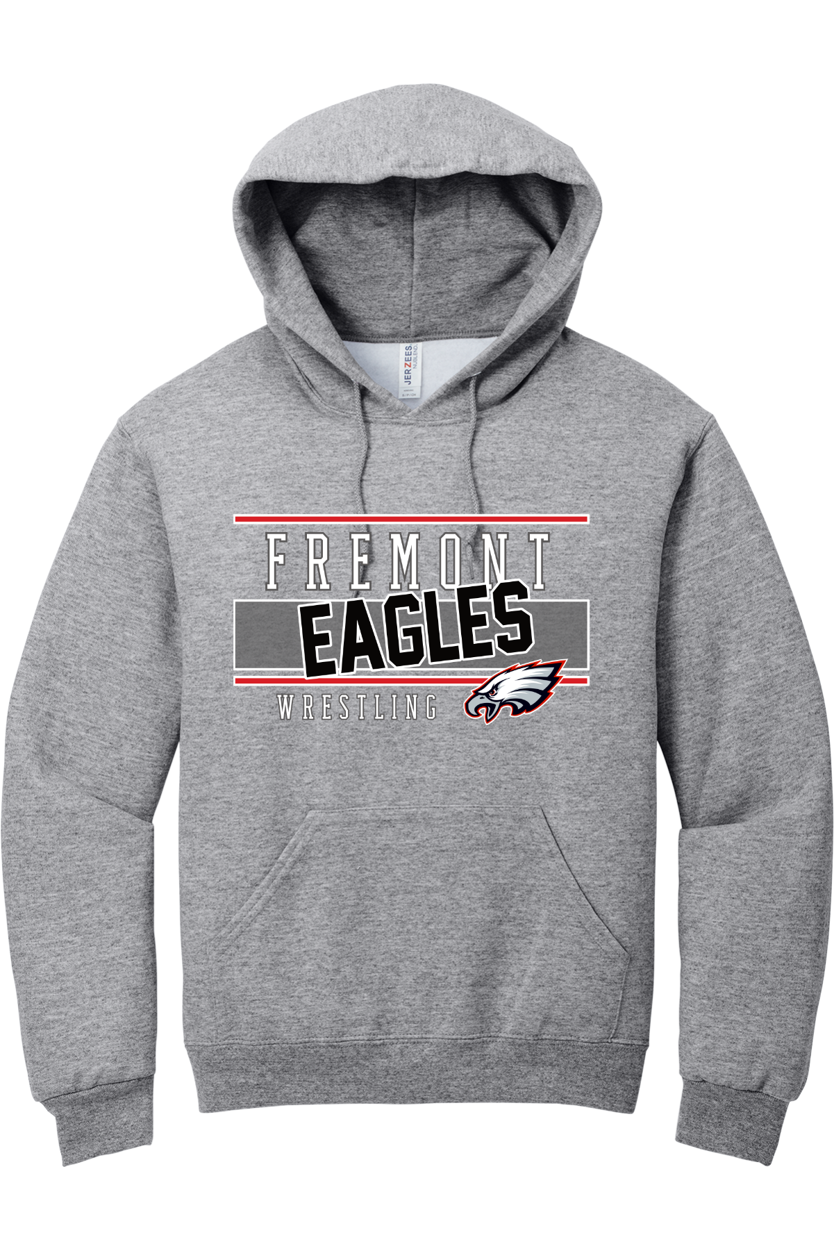 Fremont Eagles Wrestling Hooded Sweatshirt 996M26