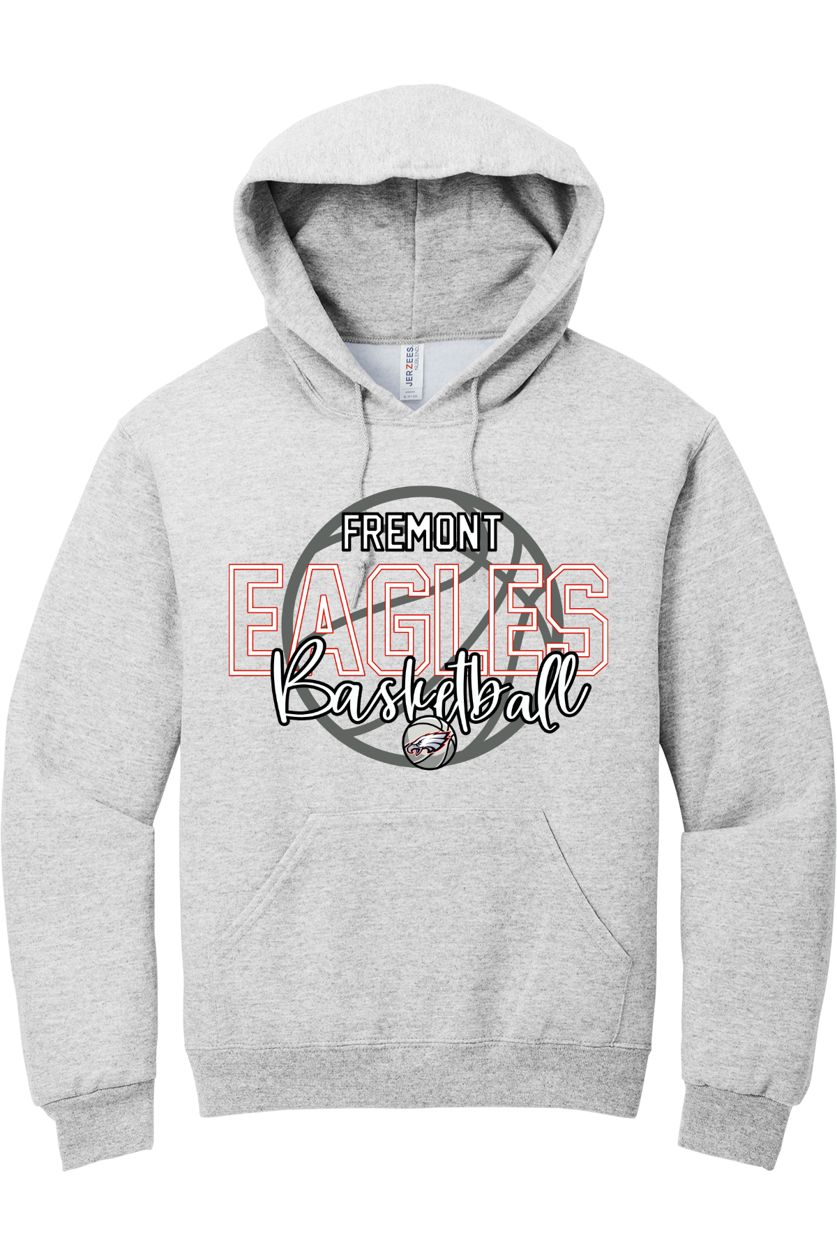 Fremont Eagles Basketball Hooded Sweatshirt 996M27