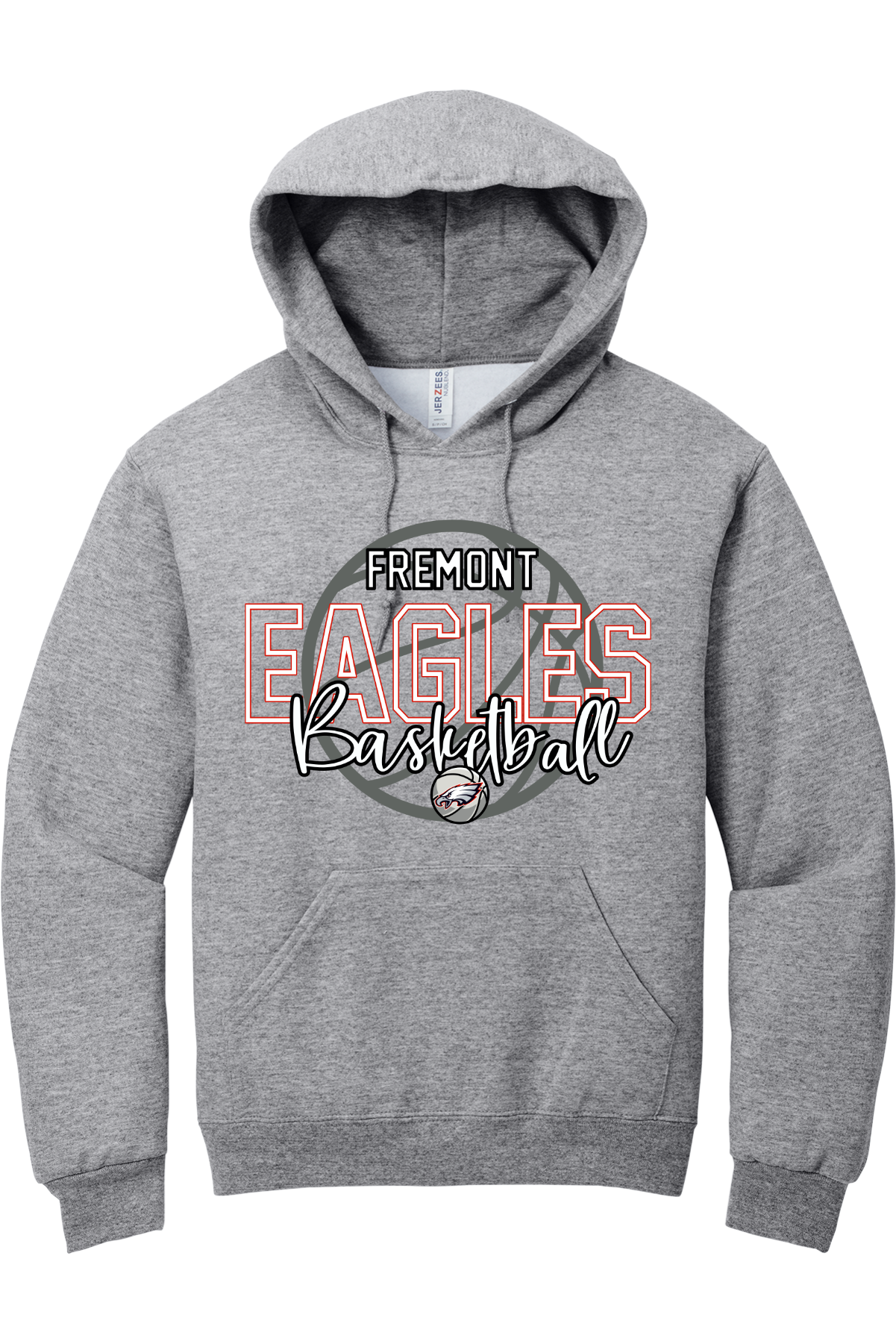 Fremont Eagles Basketball Hooded Sweatshirt 996M27