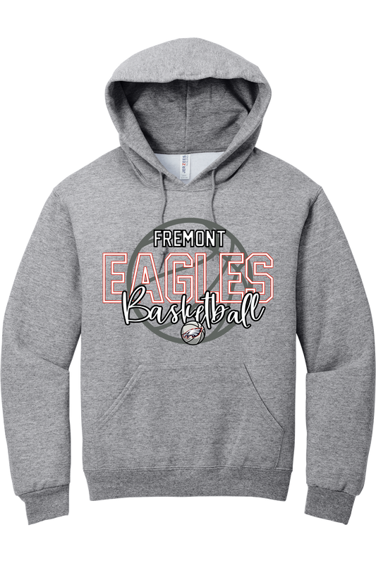 Fremont Eagles Basketball Hooded Sweatshirt 996M27