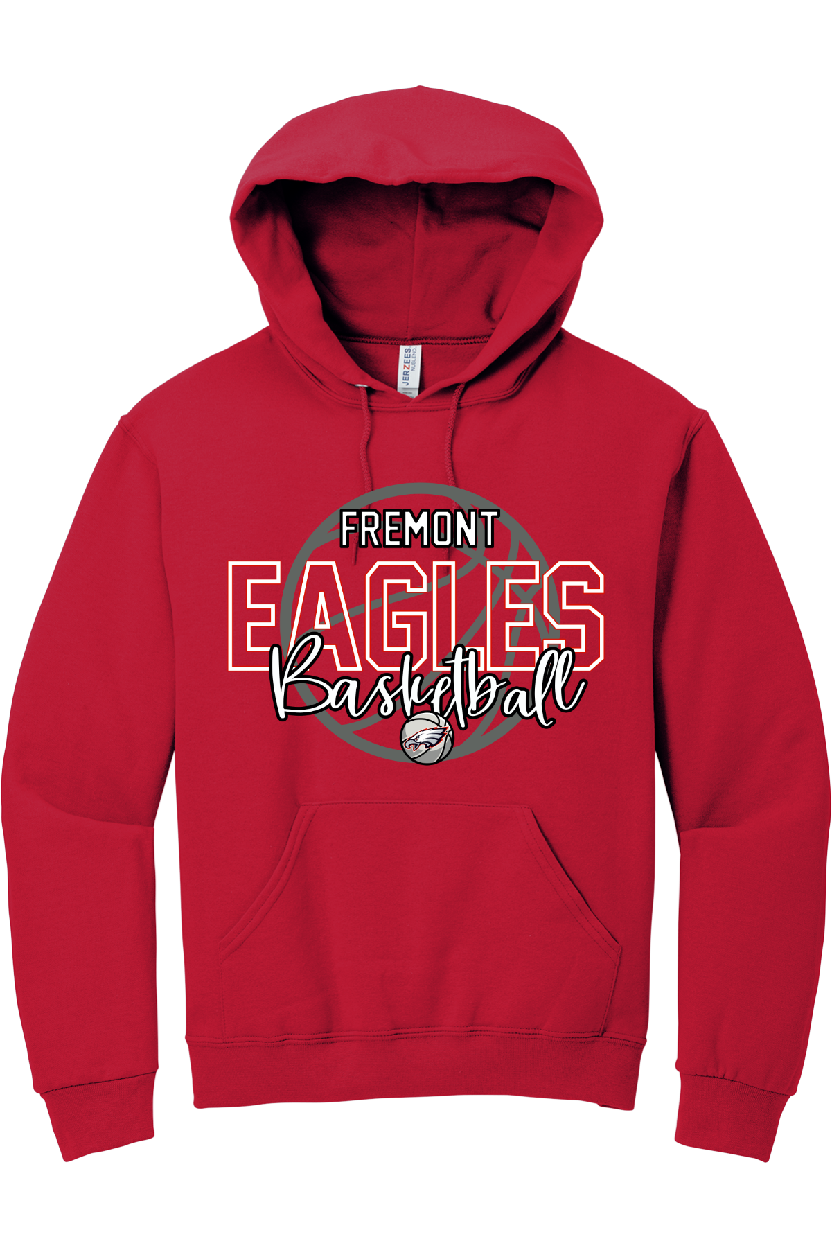 Fremont Eagles Basketball Hooded Sweatshirt 996M27