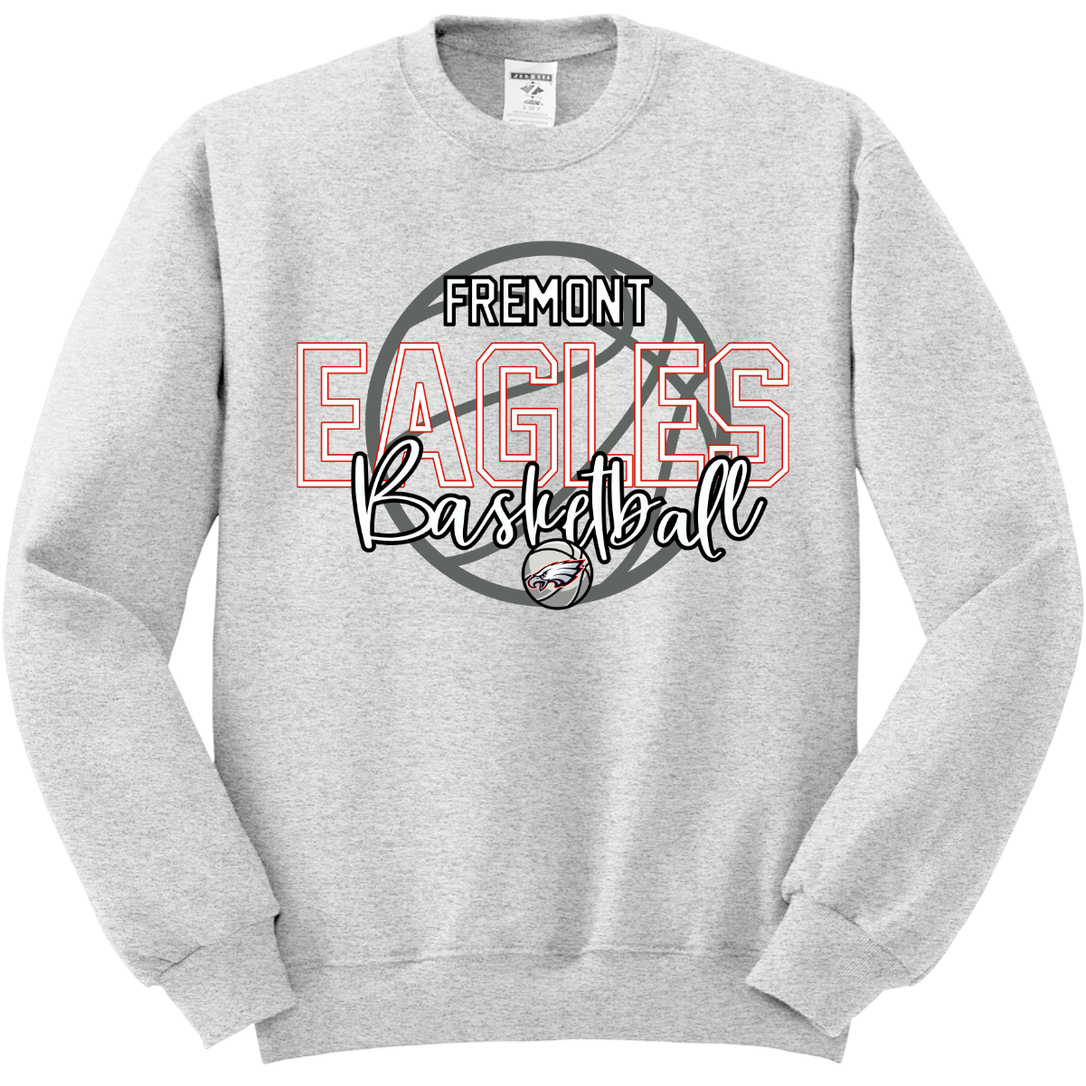 Fremont Eagles Basketball Crewneck Sweatshirt 562M27