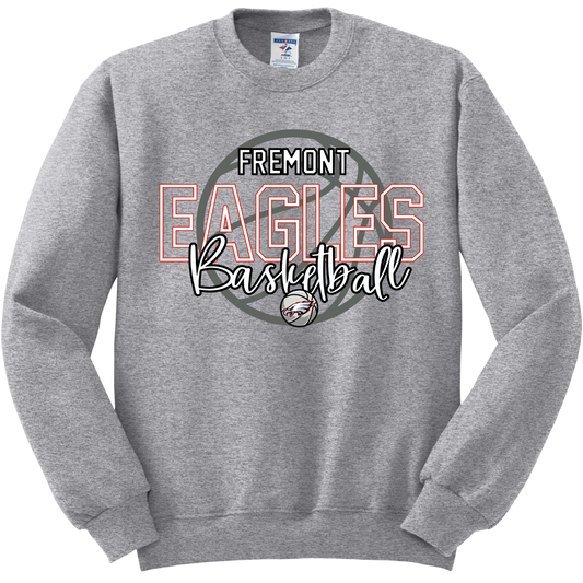 Fremont Eagles Basketball Crewneck Sweatshirt 562M27