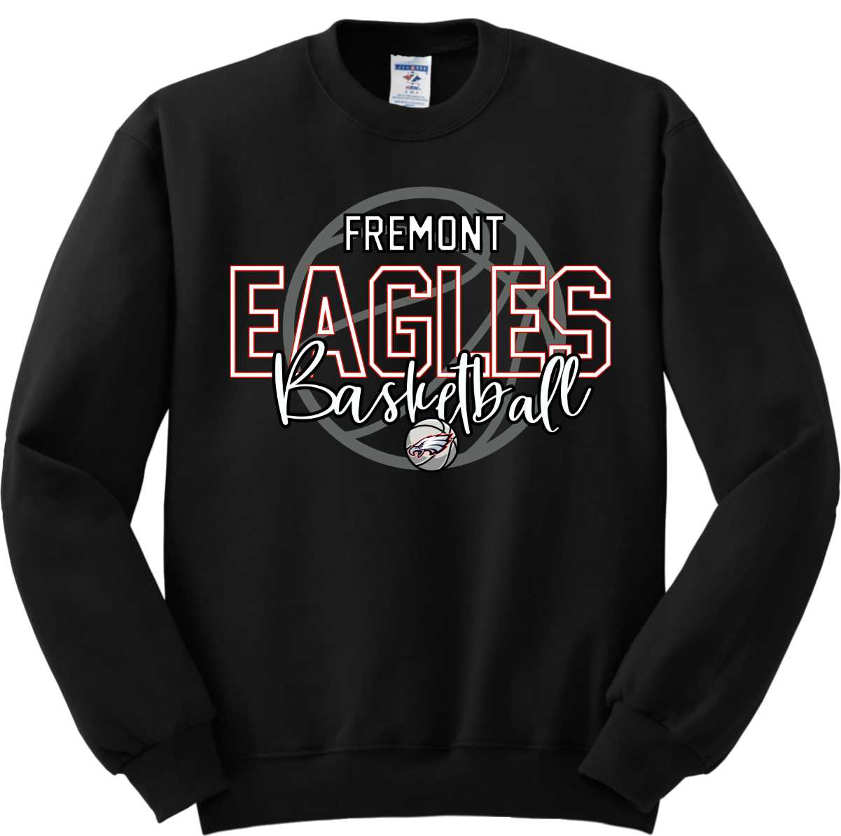 Fremont Eagles Basketball Crewneck Sweatshirt 562M27