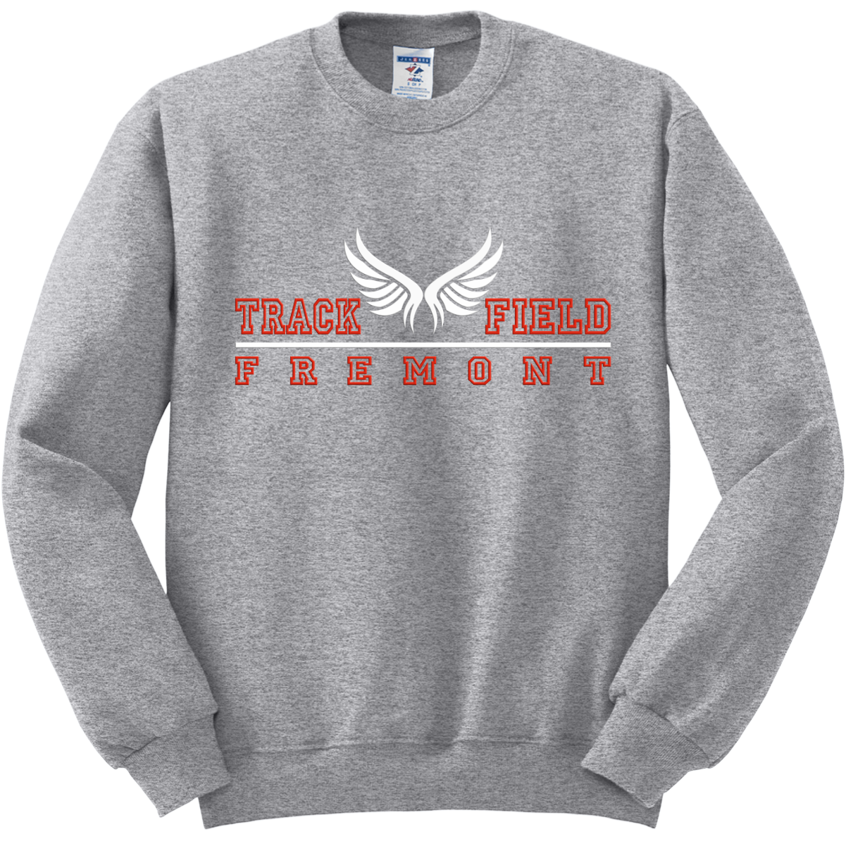 Fremont Eagles Track Crewneck Sweatshirt 562M28