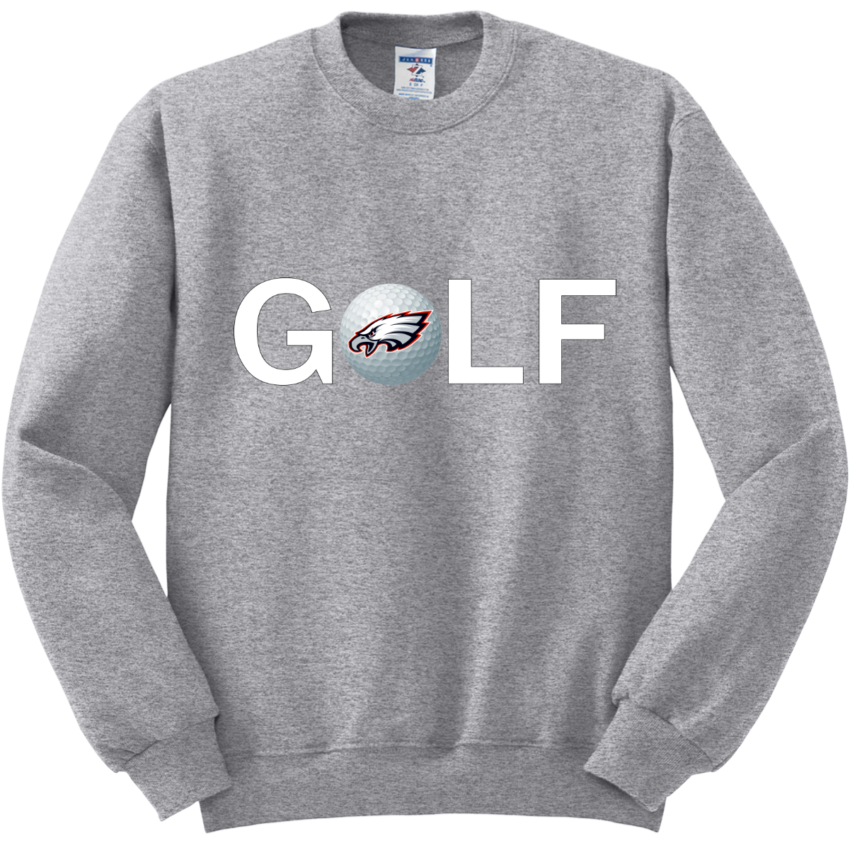 Fremont Eagles Golf Crewneck Sweatshirt 562M30