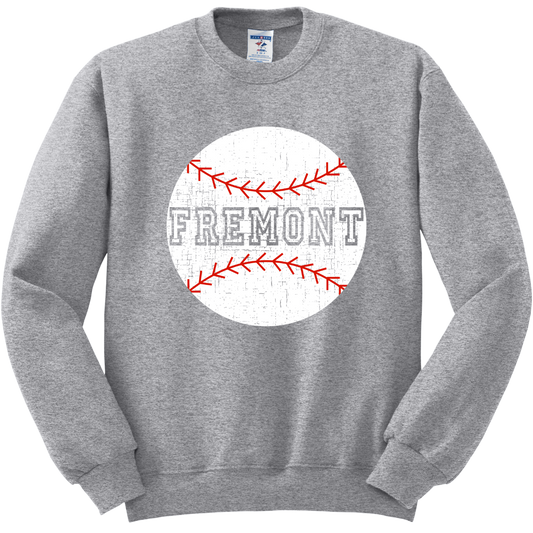 Fremont Eagles Baseball Crewneck Sweatshirt 562M31