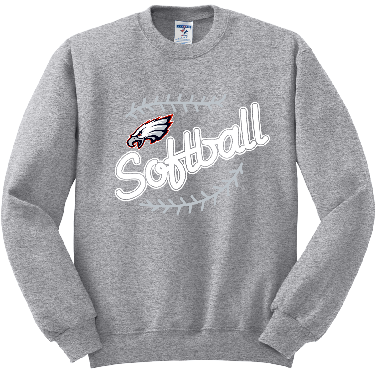 Fremont Eagles Softball Crewneck Sweatshirt 562M32