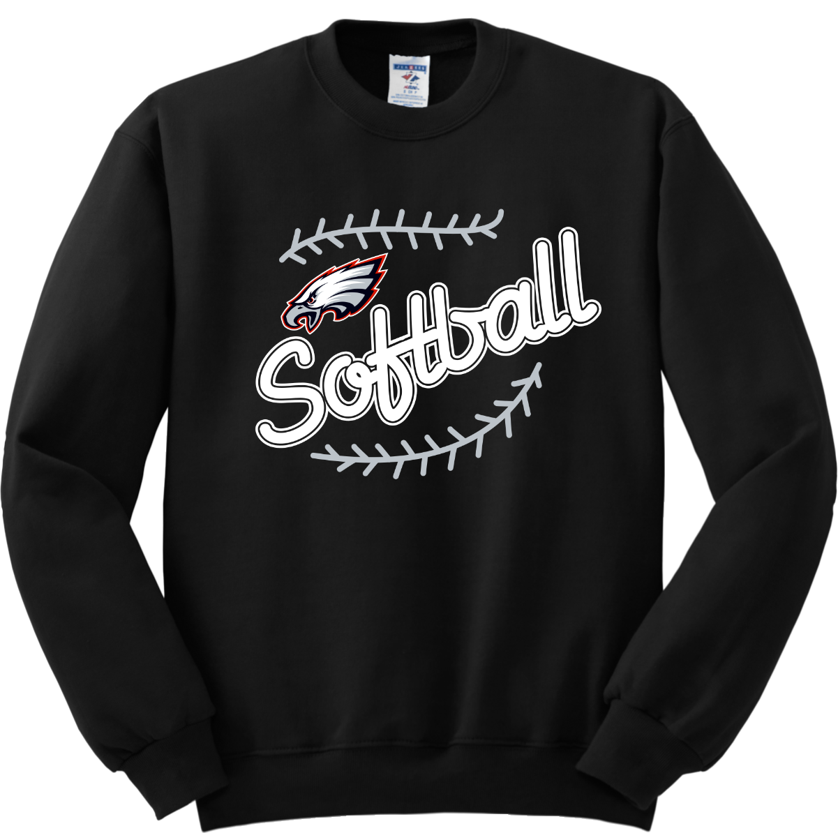 Fremont Eagles Softball Crewneck Sweatshirt 562M32