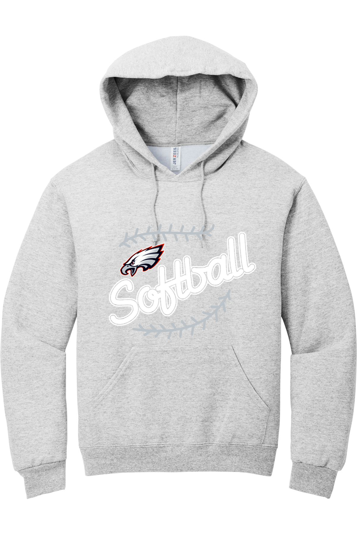 Fremont Eagles Softball Hooded Sweatshirt 996M32