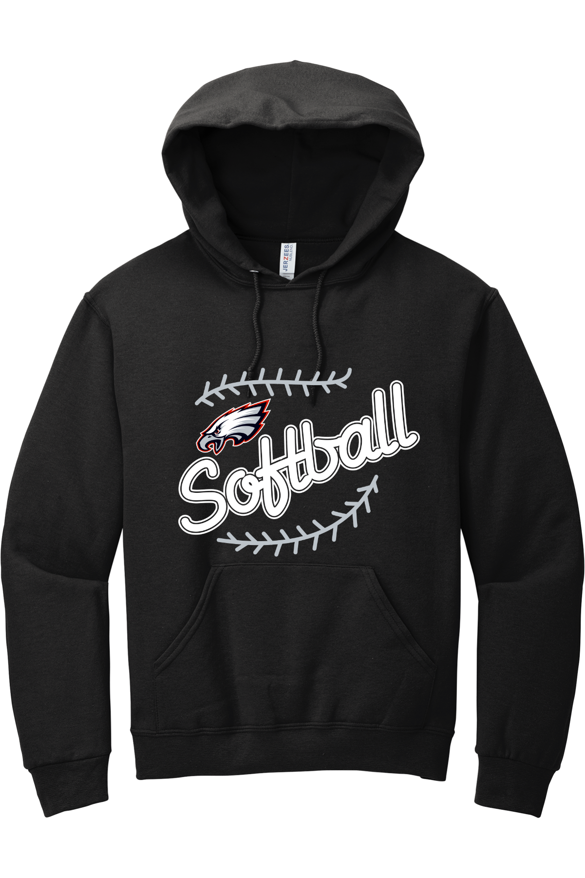 Fremont Eagles Softball Hooded Sweatshirt 996M32