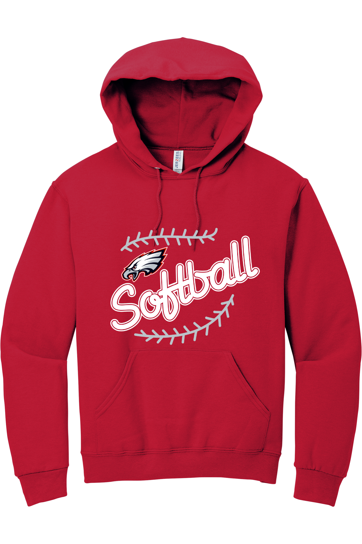 Fremont Eagles Softball Hooded Sweatshirt 996M32