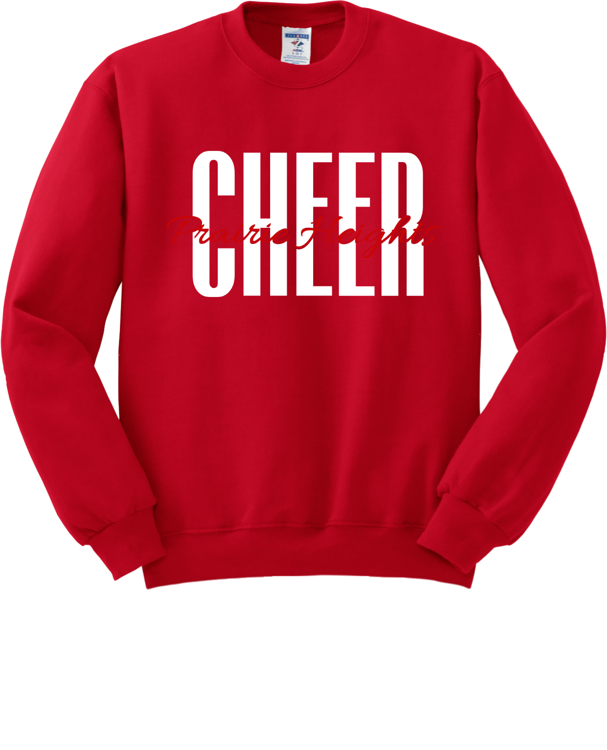 Prairie Heights Panthers Cheer Crewneck Sweatshirt 562M54