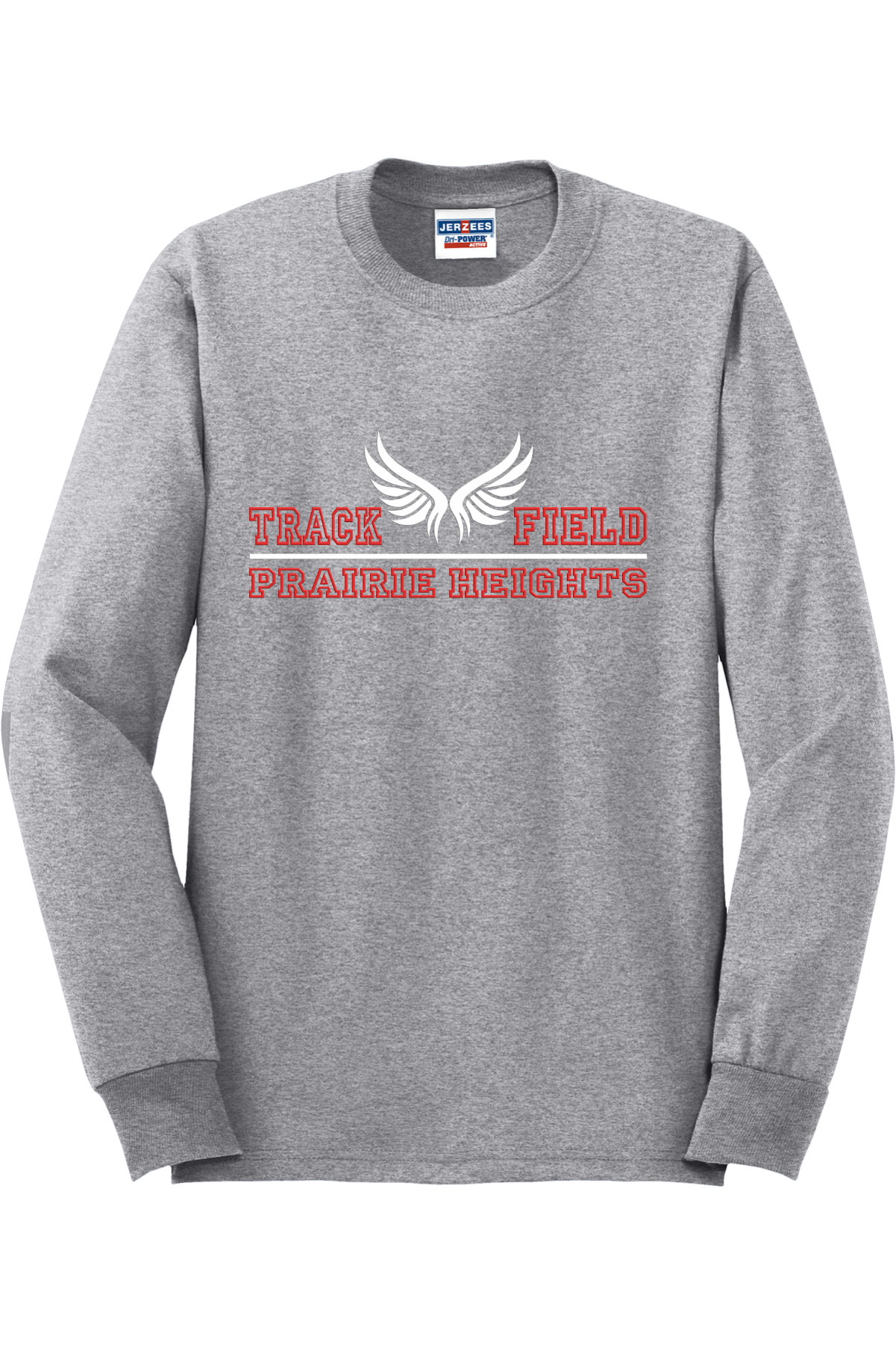 Prairie Heights Panthers Track Long Sleeve T-Shirt 29LS48