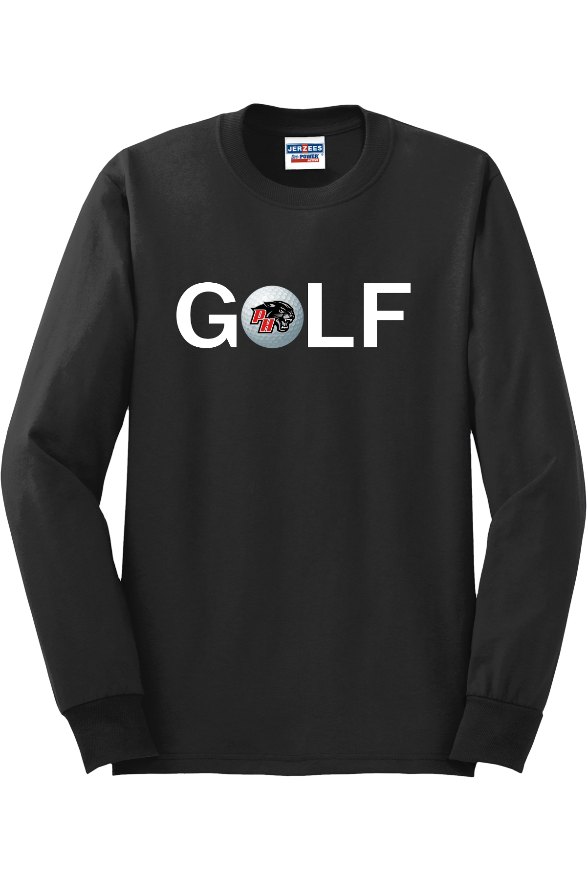 Prairie Heights Panthers Golf Long Sleeve T-Shirt 29LS53