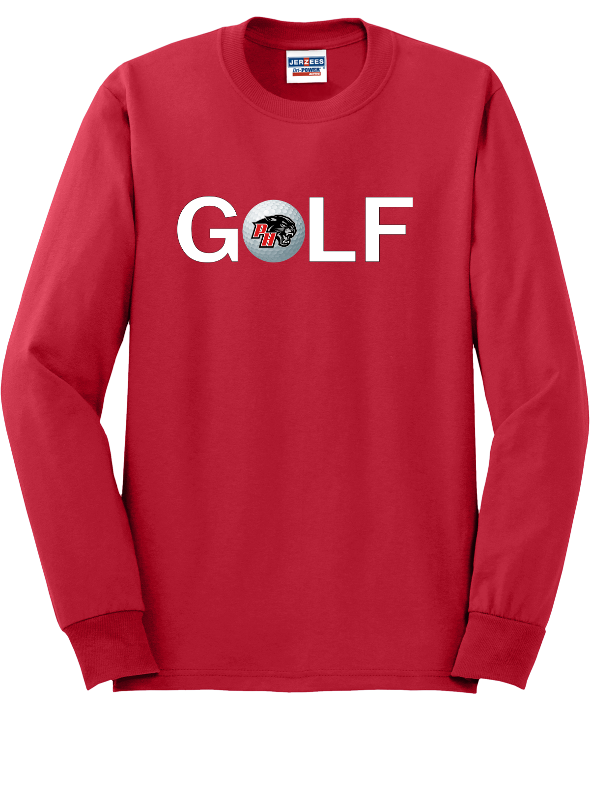 Prairie Heights Panthers Golf Long Sleeve T-Shirt 29LS53