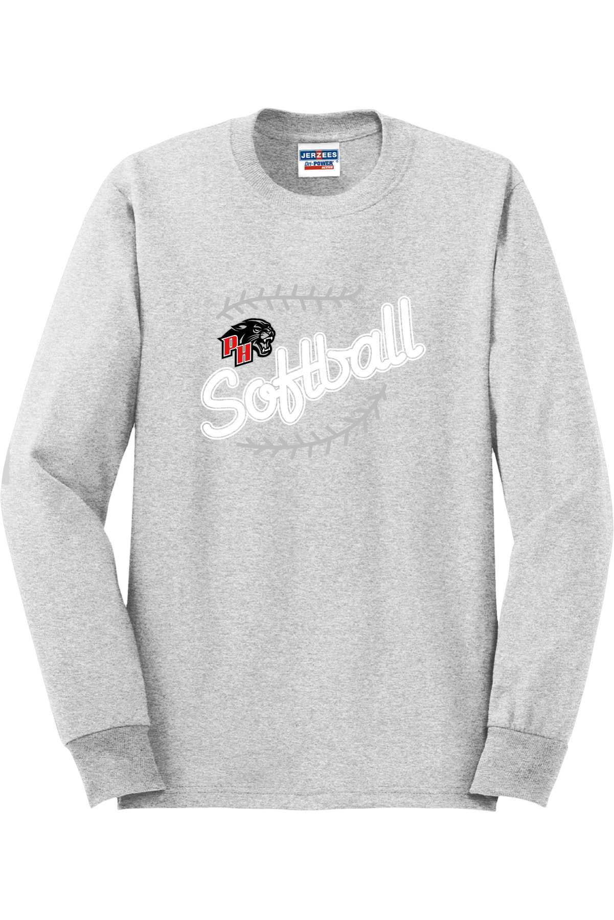 Prairie Heights Panthers Softball Long Sleeve T-Shirt 29LS49