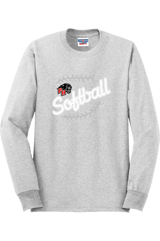Prairie Heights Panthers Softball Long Sleeve T-Shirt 29LS49