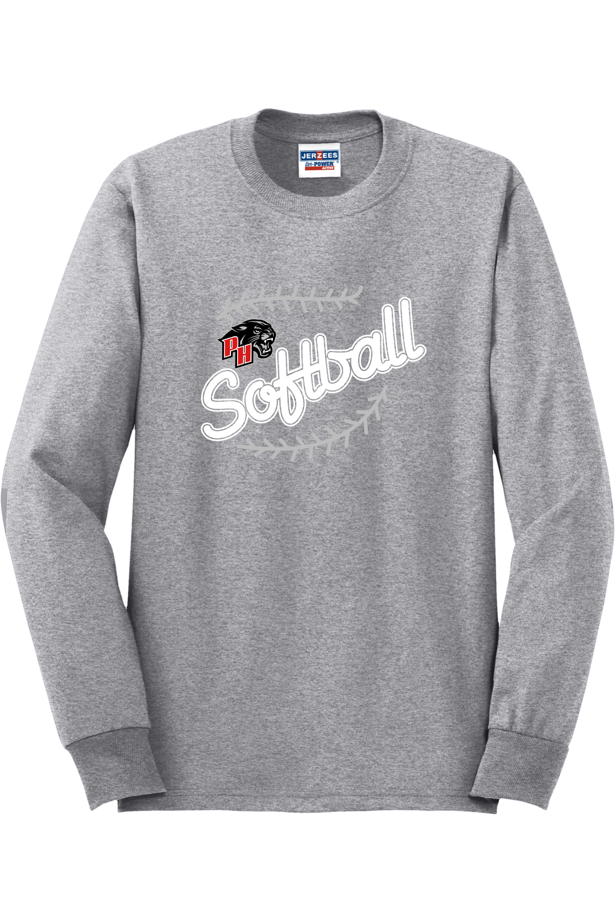 Prairie Heights Panthers Softball Long Sleeve T-Shirt 29LS49
