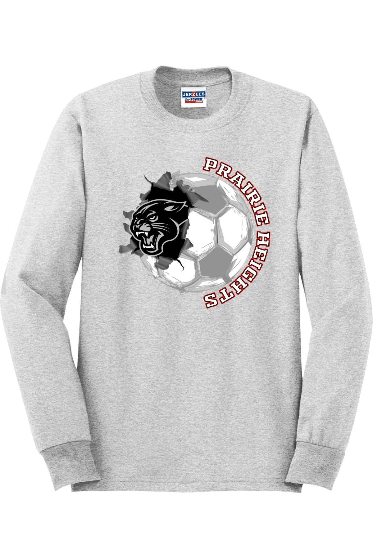 Prairie Heights Panthers Soccer Long Sleeve T-Shirt 29LS51
