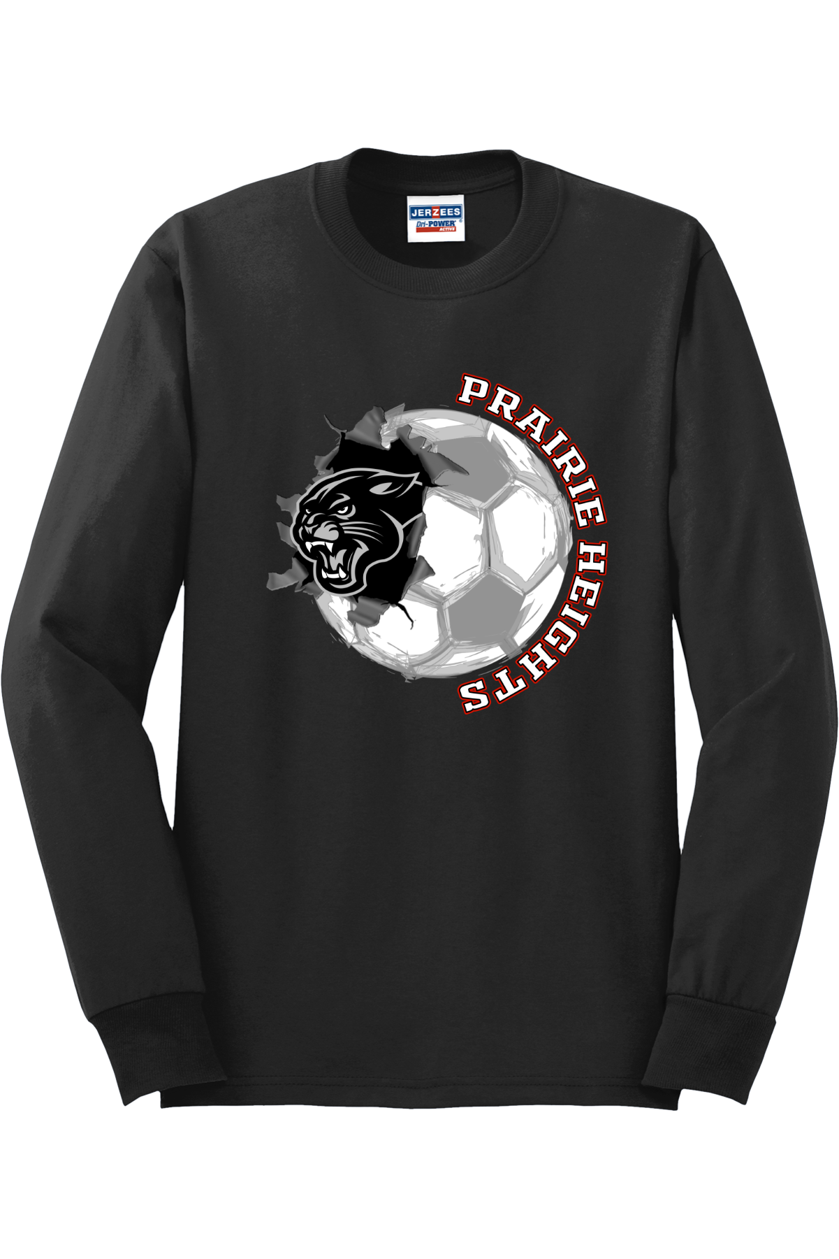 Prairie Heights Panthers Soccer Long Sleeve T-Shirt 29LS51