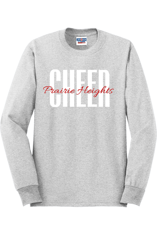 Prairie Heights Panthers Cheer Long Sleeve T-Shirt 29LS54