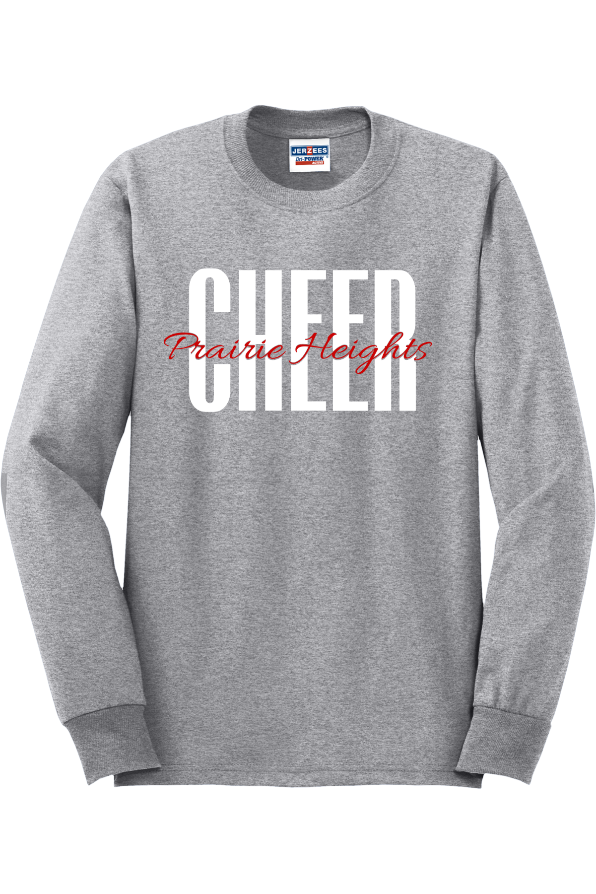 Prairie Heights Panthers Cheer Long Sleeve T-Shirt 29LS54