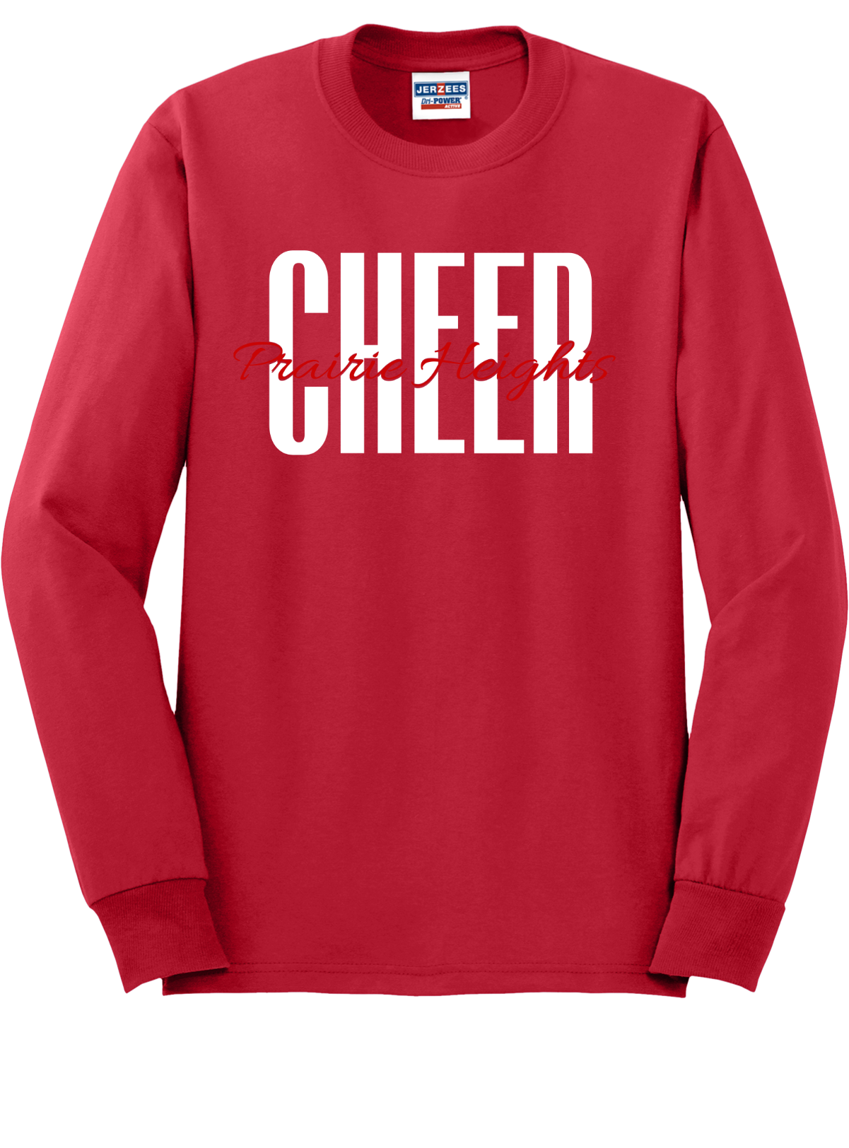 Prairie Heights Panthers Cheer Long Sleeve T-Shirt 29LS54
