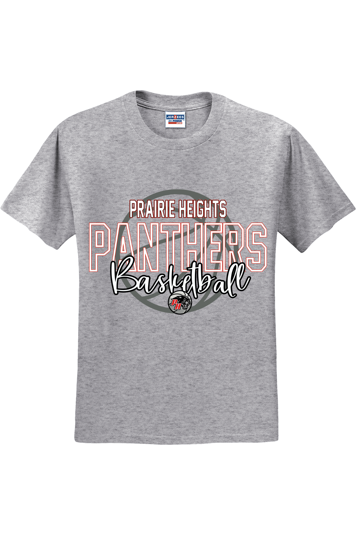 Prairie Heights Panthers Basketball T Shirt 29M47